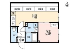 PARK LILA住吉の間取り画像