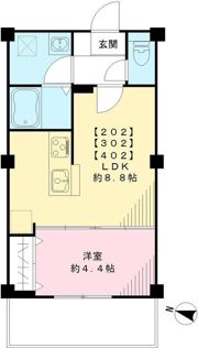 セレンディピティの間取り画像