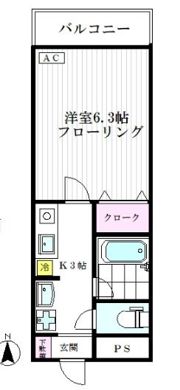 ロワジールベール鷺宮の間取り画像