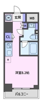 スパシエオーブ横浜の間取り画像