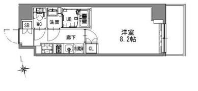 S－RESIDENCE浅草の間取り画像