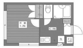 西早稲田リミターレの間取り画像
