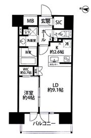 BELISTA神楽坂の間取り画像