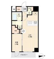 ORSUS大鳥居の間取り画像