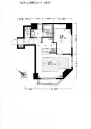 ドルチェ人形町スィートの間取り画像