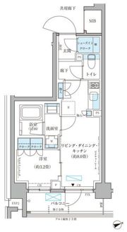 パークアクシス文京本郷の間取り画像