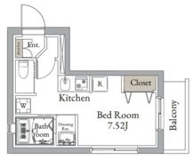 ヴィンテージCITY月島の間取り画像