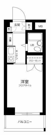 ペガサスマンション目白の間取り画像