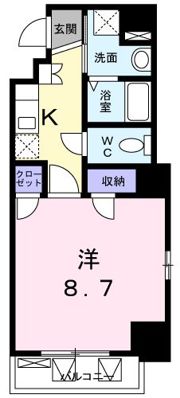 ヒルクレスト広尾の間取り画像