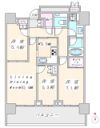 ザ・パークハウス晴海タワーズクロノレジデンスの間取り画像