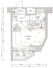 Log都庁前の間取り画像