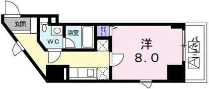 広尾ビューヒルズの間取り画像