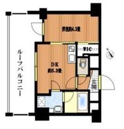 クラスタ越中島の間取り画像