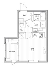 ハーモニーフラッツ住吉の間取り画像