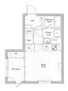 ハーモニーフラッツ住吉の間取り画像