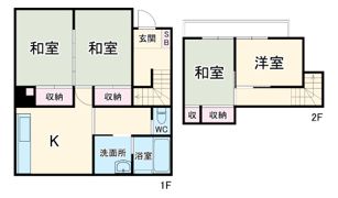 埼玉県鴻巣市小松 戸建の間取り画像
