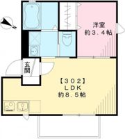 Mメゾン上野桜木の間取り画像