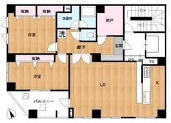 プレイス カサレリアの間取り画像