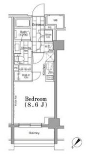 ONE ROOF FLAT TSUKISHIMAの間取り画像