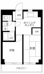 マンション ウィスタリアの間取り画像