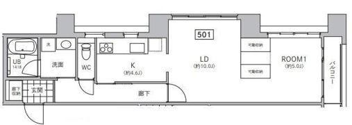 Koishikawaコロンの間取り画像