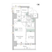 ワンルーフレジデンス錦糸町の間取り画像