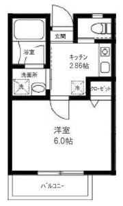 メゾン鷺六の間取り画像