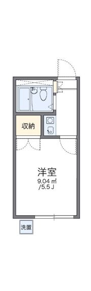 レオパレスサンハイムの間取り画像