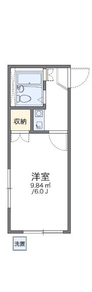 レオパレスサンハイムの間取り画像