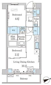 インスタイルレジデンス本駒込の間取り画像