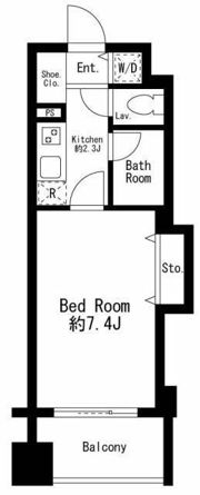 プライムアーバン日本橋茅場町の間取り画像