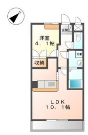 クラージュの間取り画像