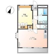 メルヴェーユの間取り画像