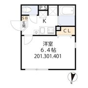 グラシア・ベイ大森の間取り画像