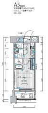 メインステージ錦糸町Ⅸの間取り画像