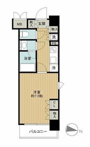 クオリア小石川の間取り画像