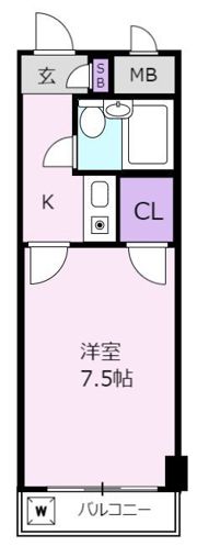 カオパレスNo.18の間取り画像