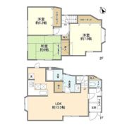 北寺尾3丁目貸家の間取り画像