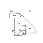 コンフォリア・リヴ渋谷本町の間取り画像