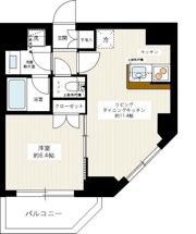 REXZY東向島の間取り画像