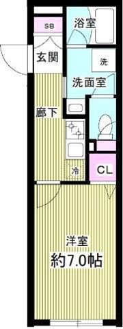 スタンズ神楽坂の間取り画像