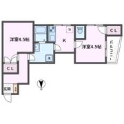 コーポ高田の間取り画像