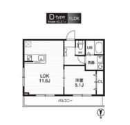 レピュア大鳥居の間取り画像