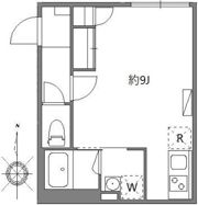 ソラシアレジデンス早稲田の間取り画像