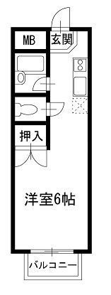 ジュネスドミールの間取り画像