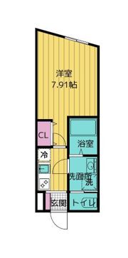 クリオ ラモード神楽坂の間取り画像