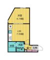 クリオ ラモード神楽坂の間取り画像