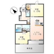 サンモール金ヶ崎の間取り画像