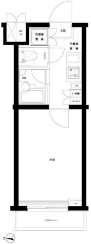 ルーブル早稲田六番館の間取り画像