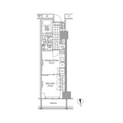 パークハビオ門前仲町の間取り画像